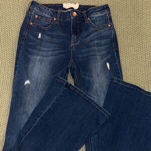 Altar'd State Dark Blue Flare Jeans